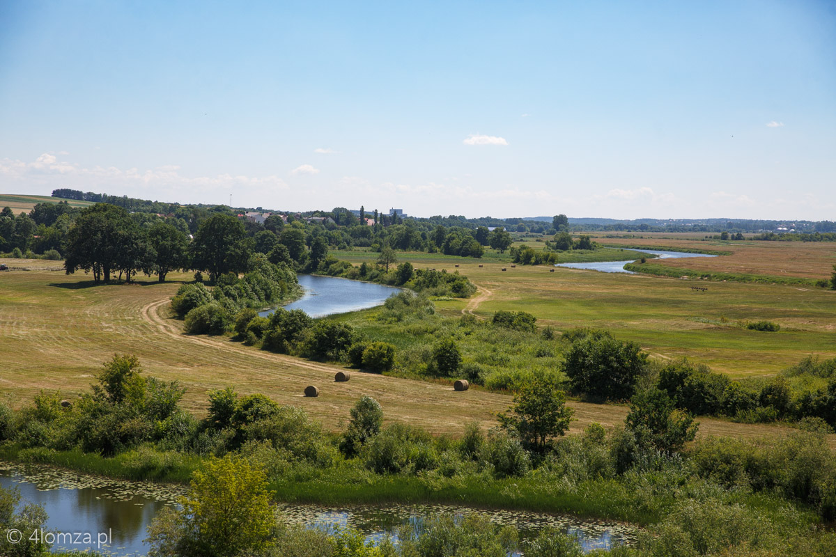 Dolina Narwi z rzeką i starorzeczem