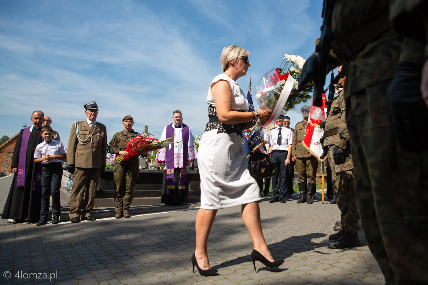 W imieniu starosty łomżyńskiego sekretarz Beata Jagielak-Dardzińska